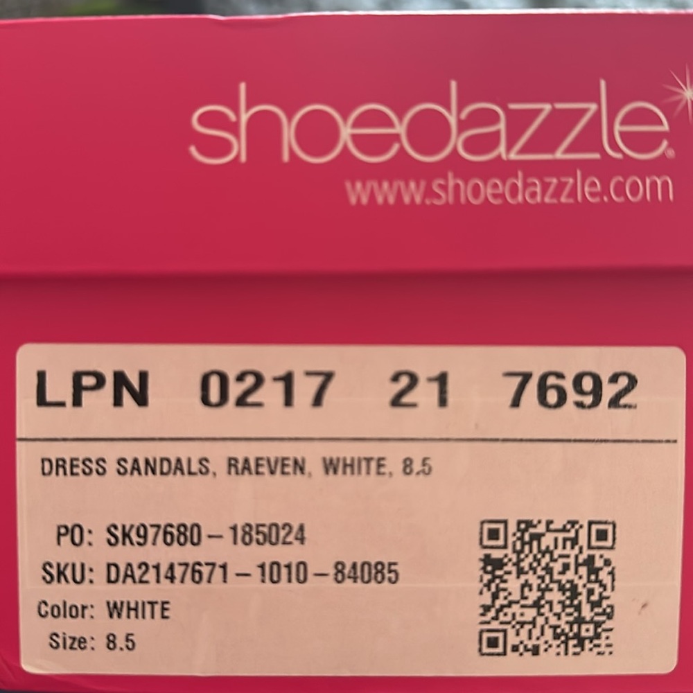 Brand new white, strappy, ladies 2inch heels. - Picture 4 of 4